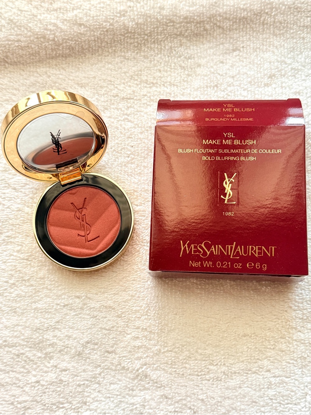 YSL Make Me Blush 1982 Burgundy Millesime Holiday 2026 Powder Blush BNIB